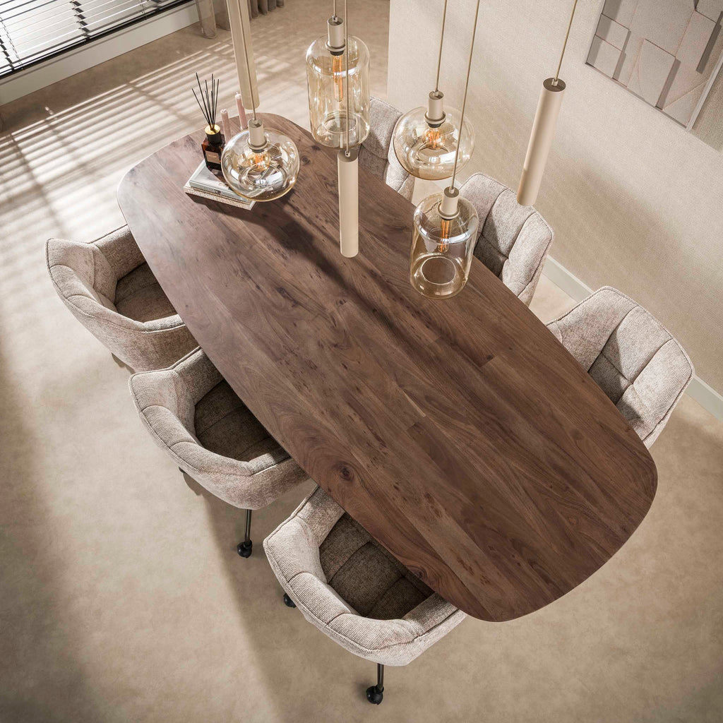 Esstisch Arcadia – oval 240cm, Akazie massiv