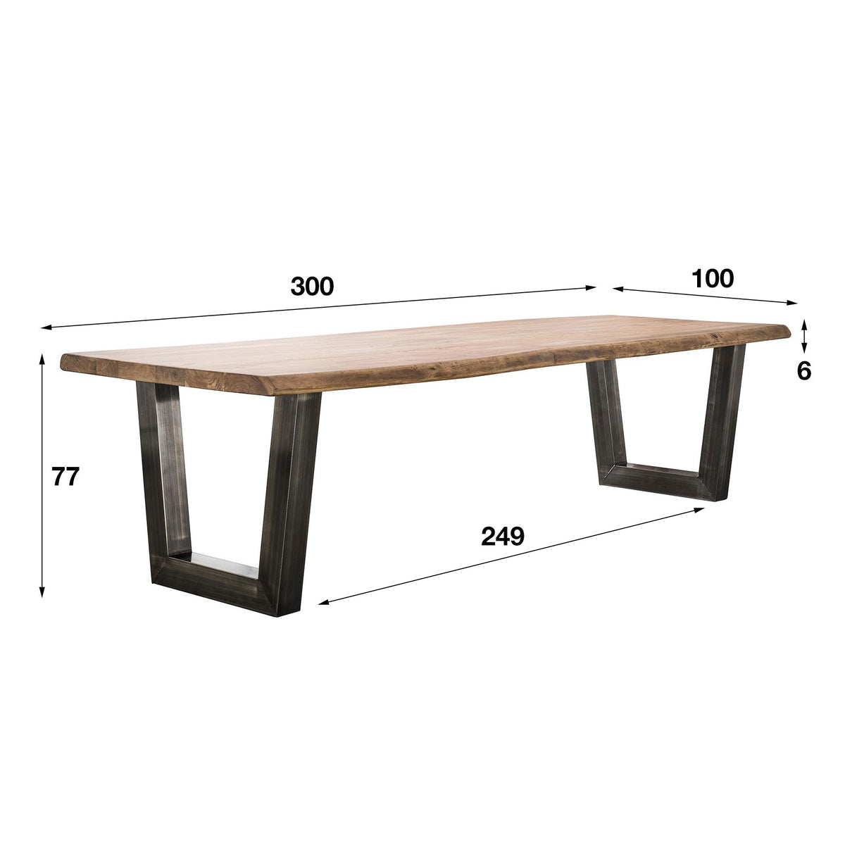 Esstisch Stamm 300cm