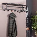Garderobe Yukon Hutablage 6 Haken
