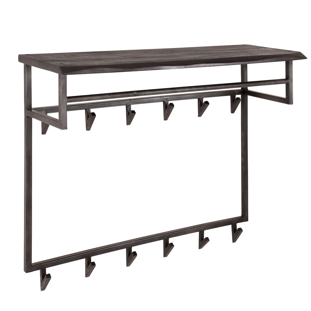 Garderobe Yucon hoch Hutablage 12 Haken
