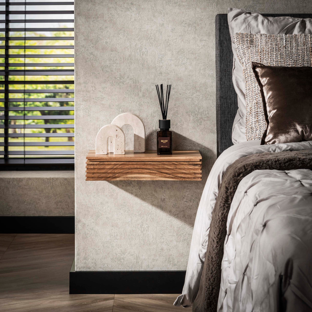 Nachttisch Layer L 1 Schublade Set aus 2 Tischen