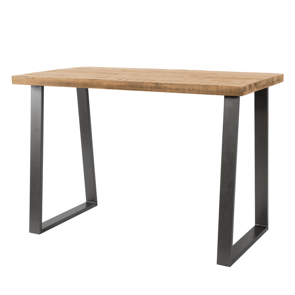 Bar table, solid, trapezoidal, 135cm