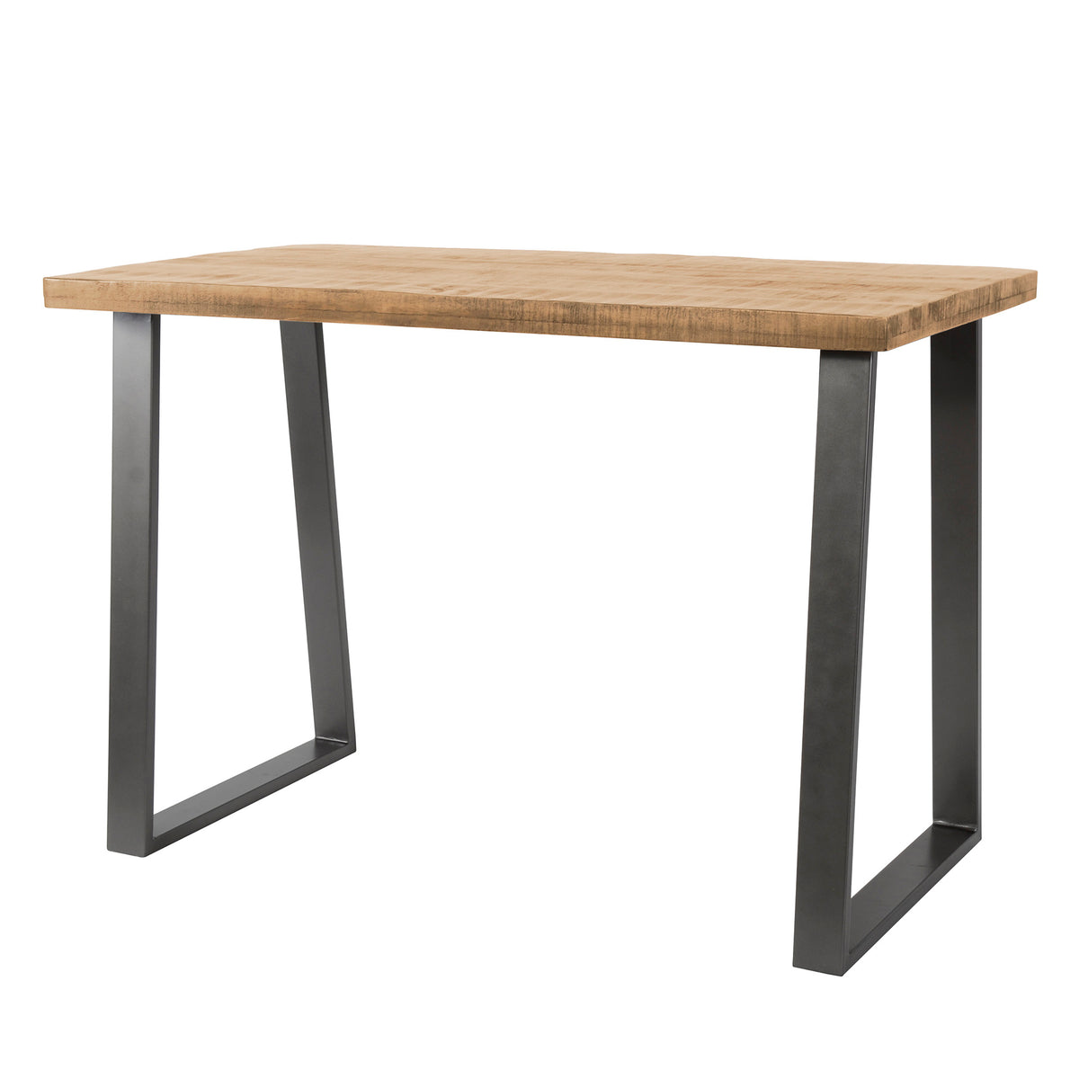 Bar table, solid, trapezoidal, 135cm
