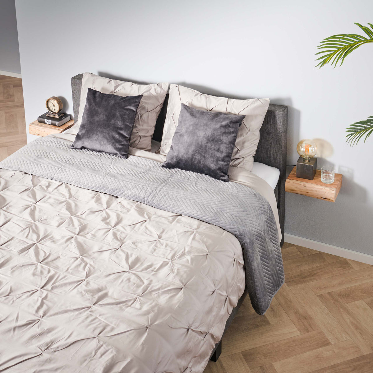 Bedside Table Tree XS 1 Drawer Set of 2 Tables