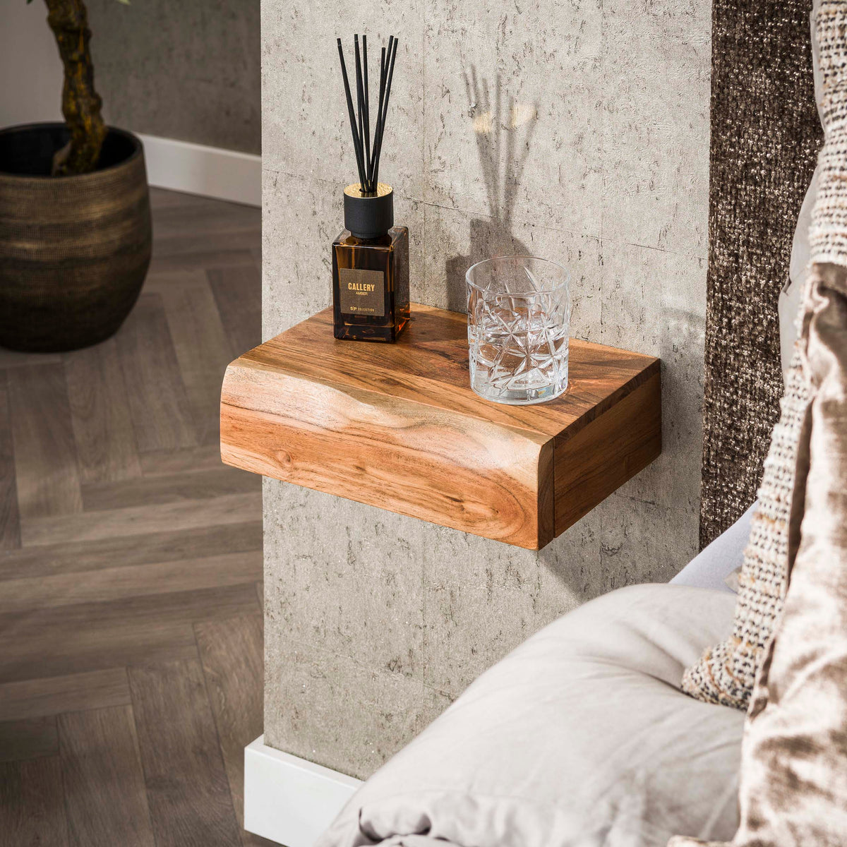 Bedside Table Tree XS 1 Drawer Set of 2 Tables