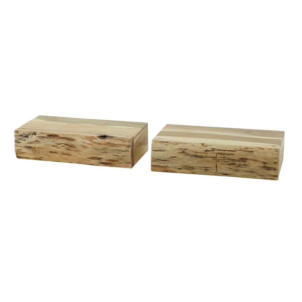 Nachttisch Tree L 1 Schublade Set aus 2 Tischen