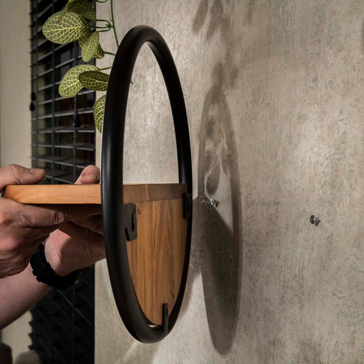Wandregal-Set Round, 3-teilig