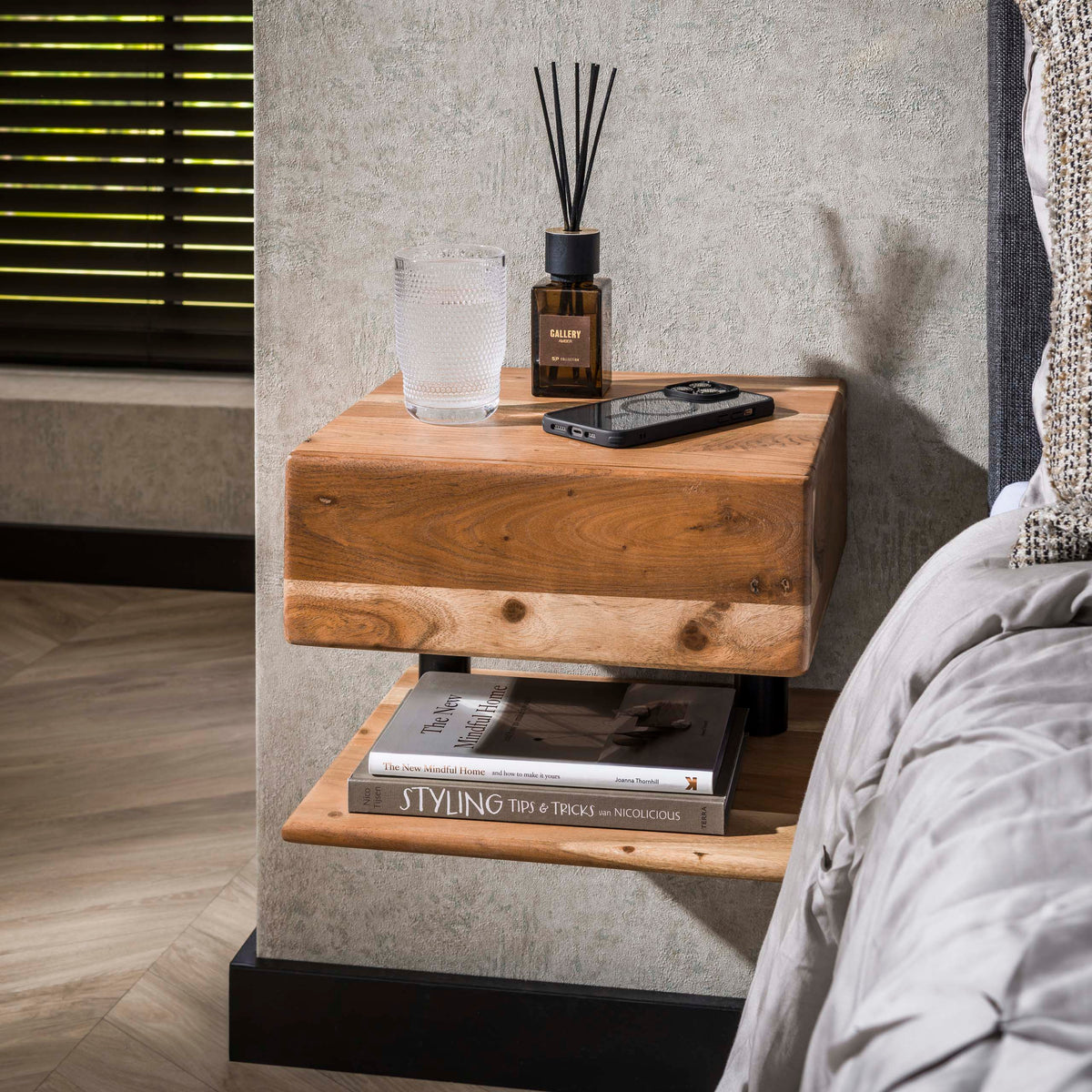 Nachttisch Shelve, 1 Schublade