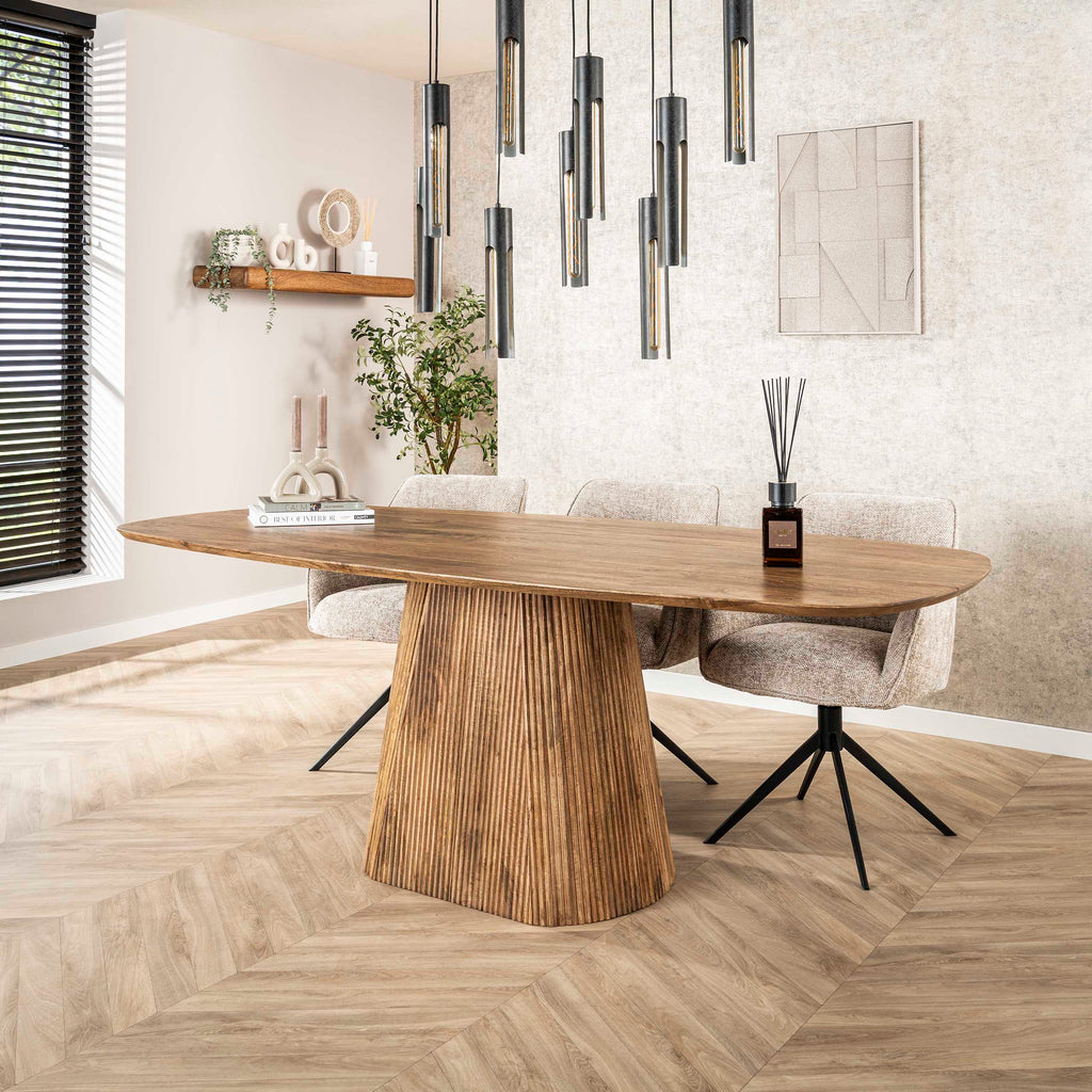 Esstisch Wave Centro dänisch oval 215cm