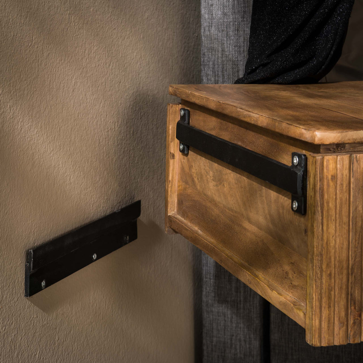 Nightstand Wave floating 1 drawer
