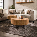 Couchtisch Wave rund 2er-Set