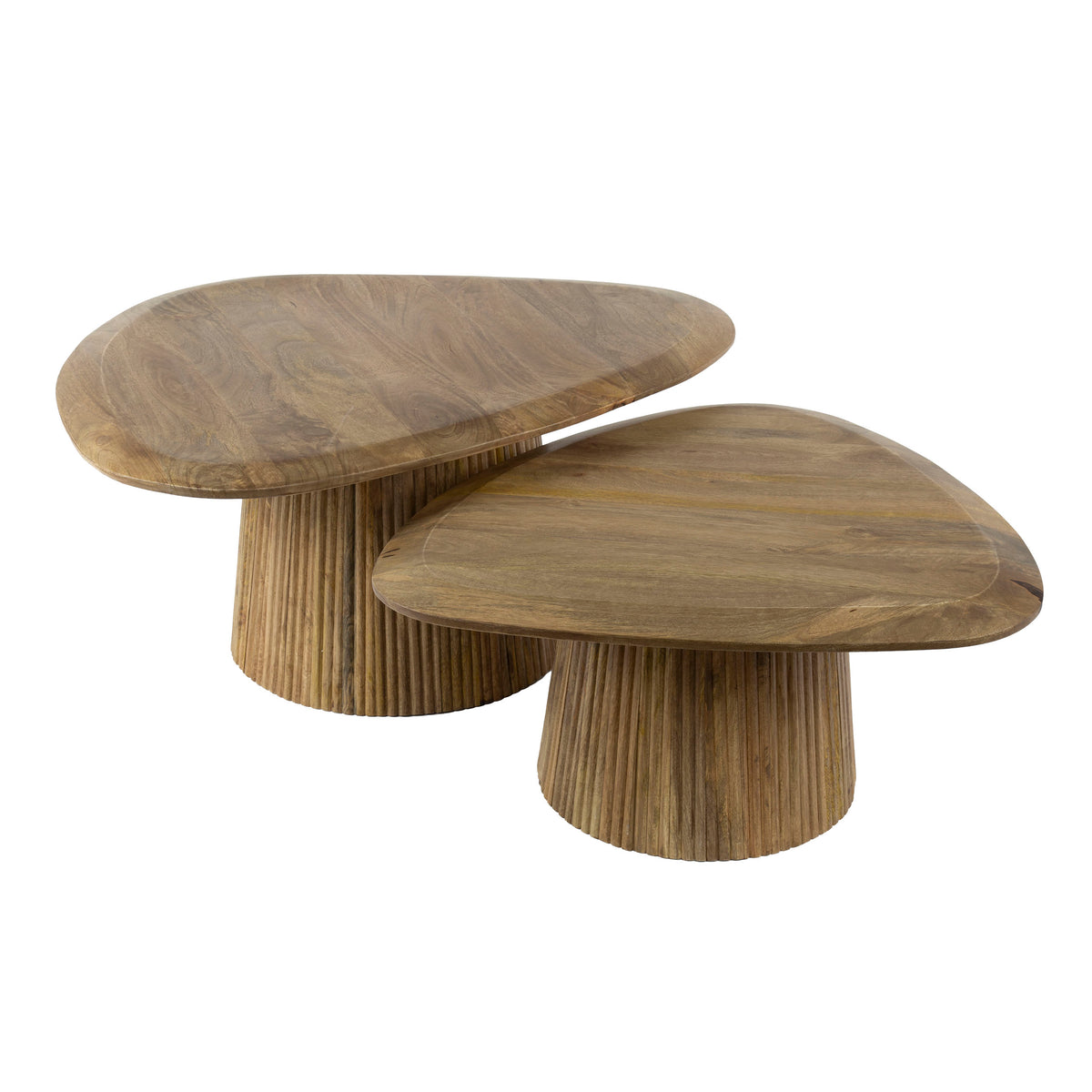 Couchtisch Wave, dreieckig, 2er-Set