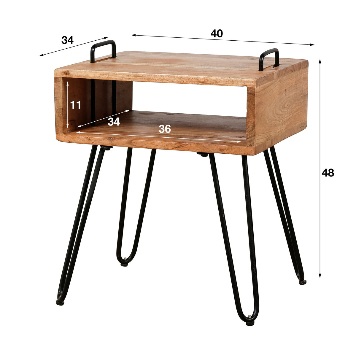 Nachttisch Quadro