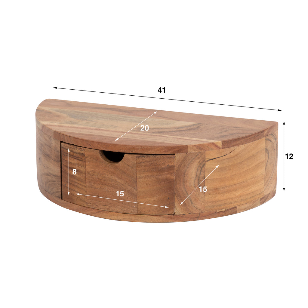 Nachttisch Curve 1 Schublade