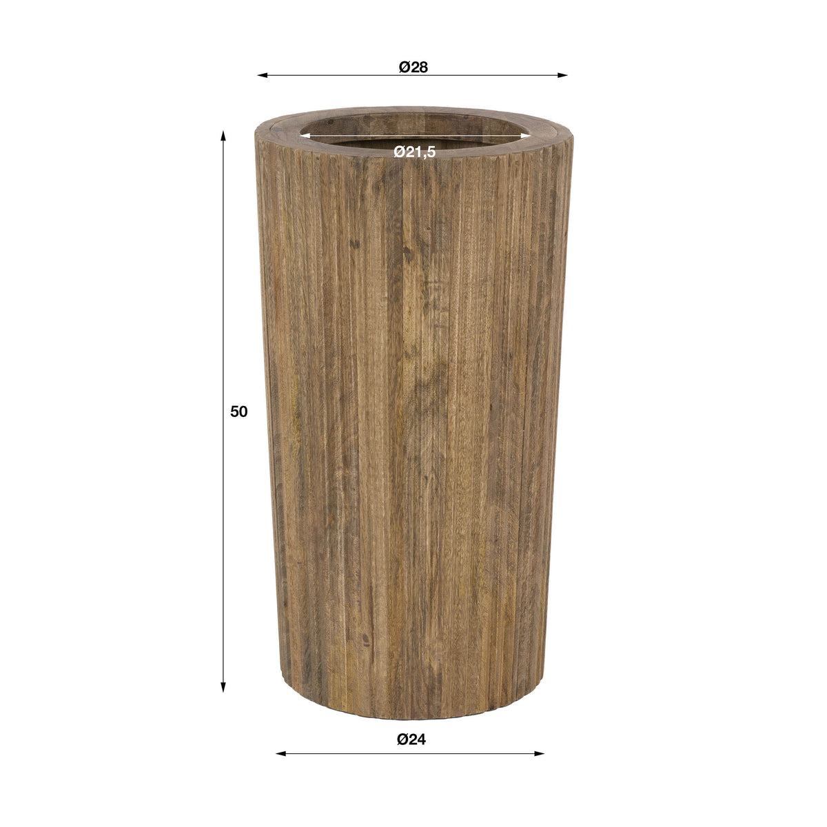 Umbrella Stand Wave Flared