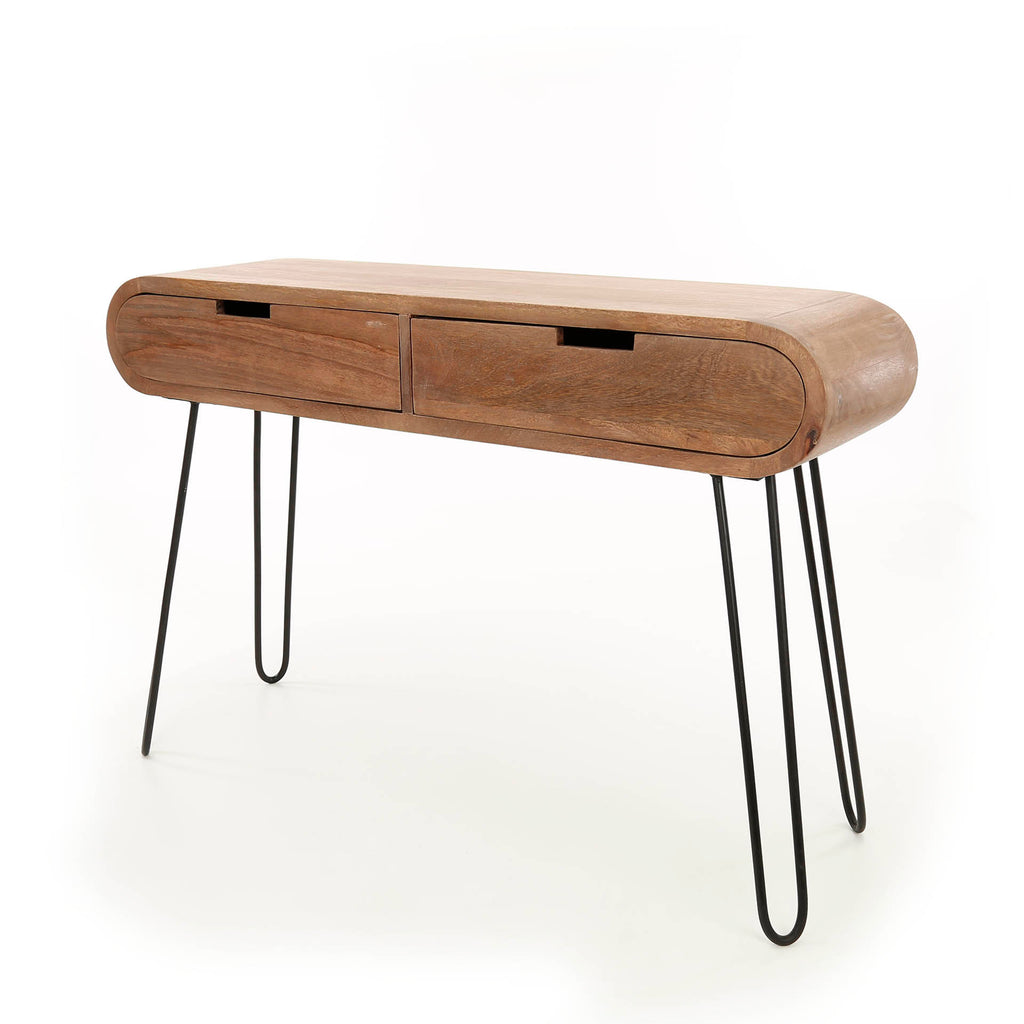 Console/Dressing Table Barrel 2 Drawers