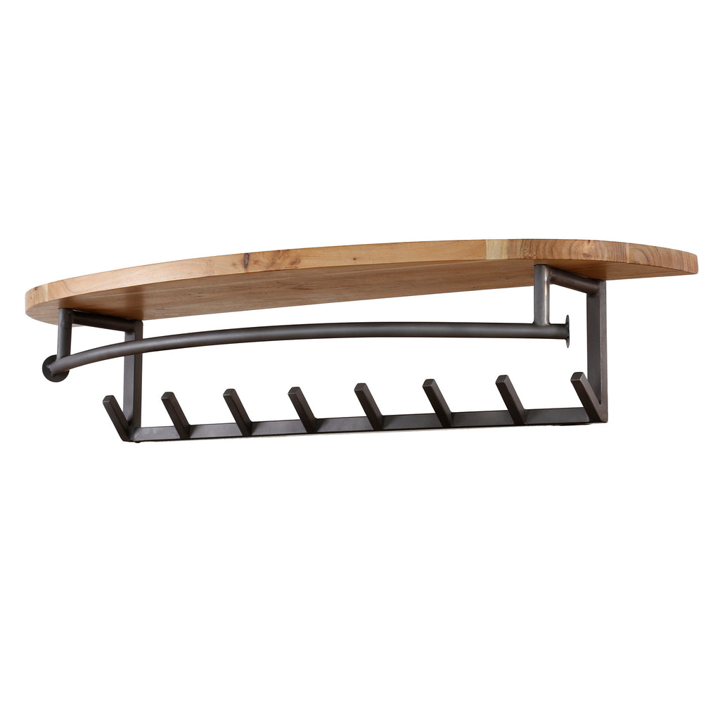 Garderobe Round Kleiderstange und Hutablage 8 Haken