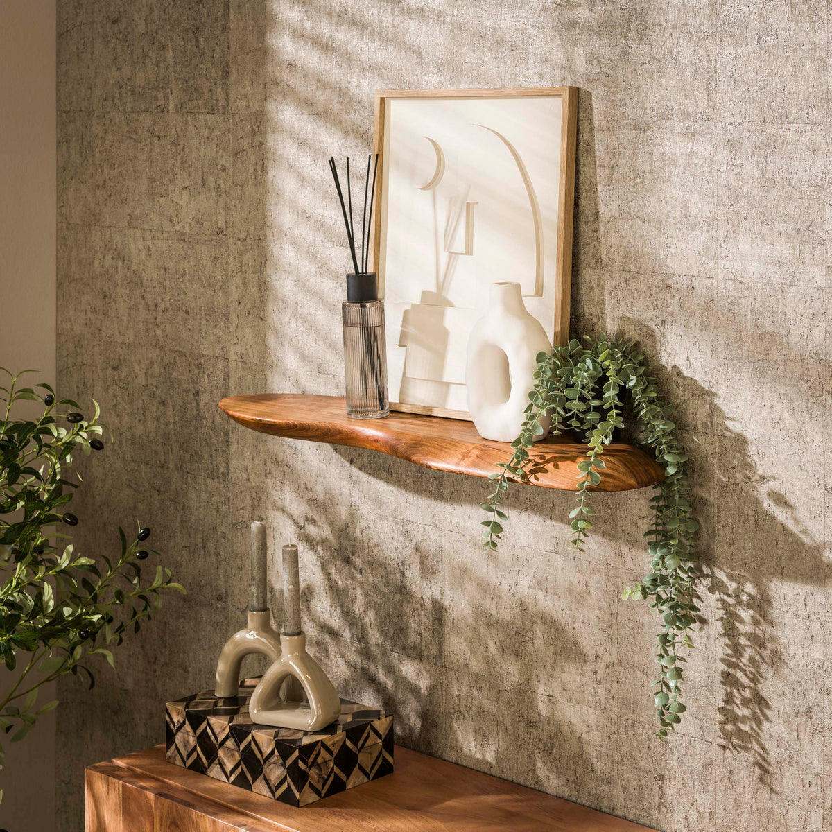 Wall shelf Organic 90cm