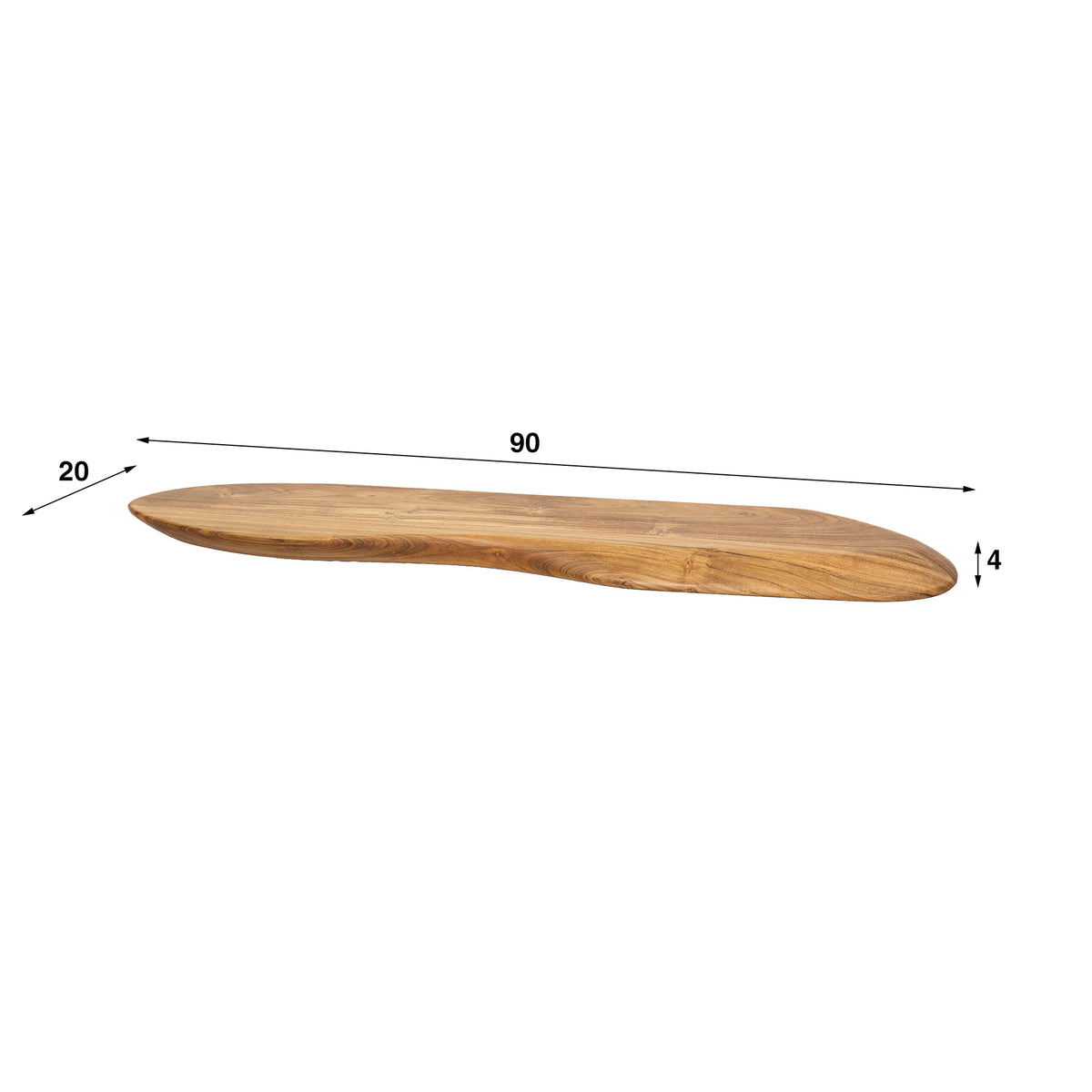 Wall shelf Organic 90cm