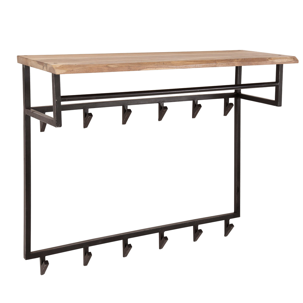 Garderobe Edge hoch Kleiderstange und Hutablage 12 Haken