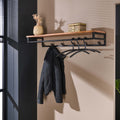 Garderobe Custom Kleiderstange und Hutablage 6 Haken