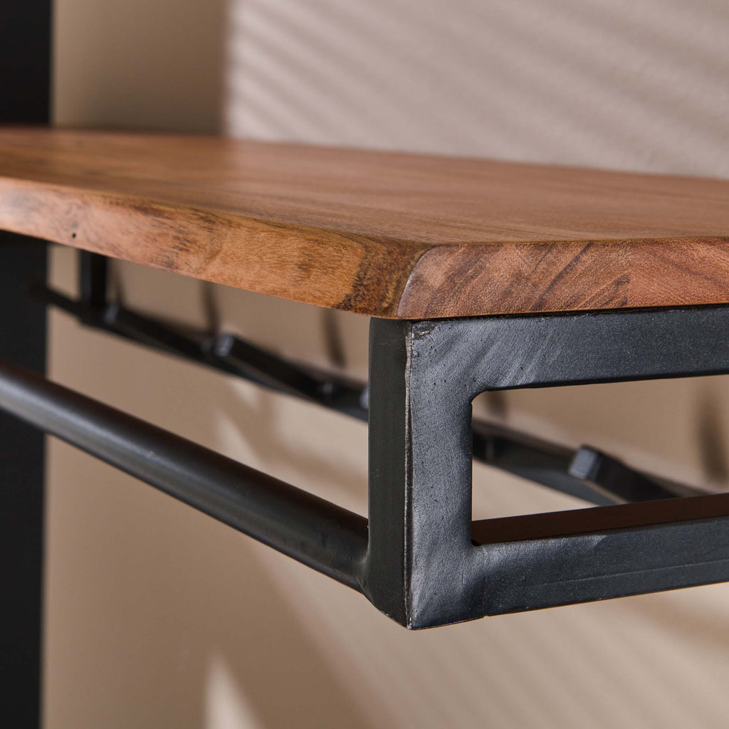 Garderobe Custom Kleiderstange und Hutablage 6 Haken