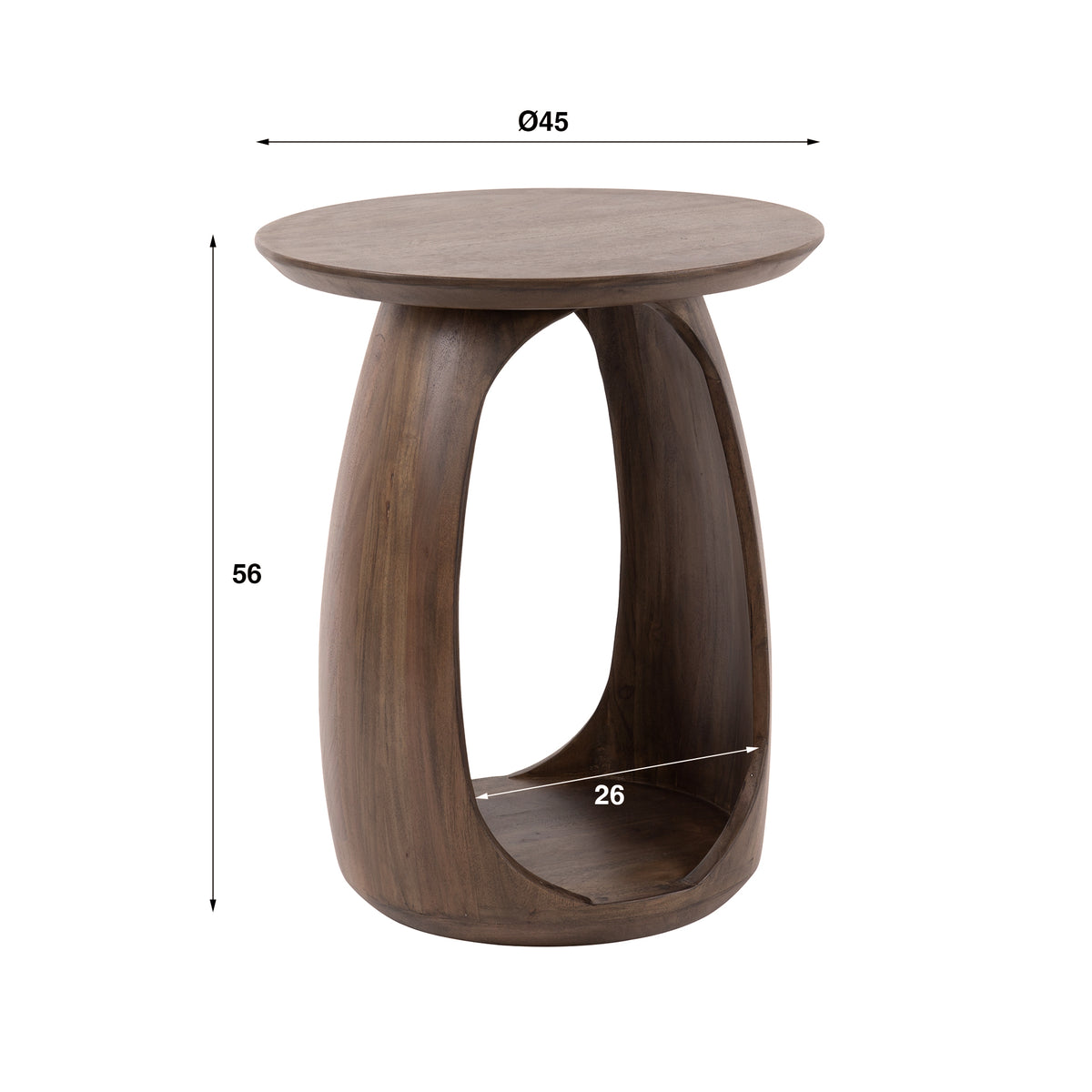 Beistelltisch Flow Solid S