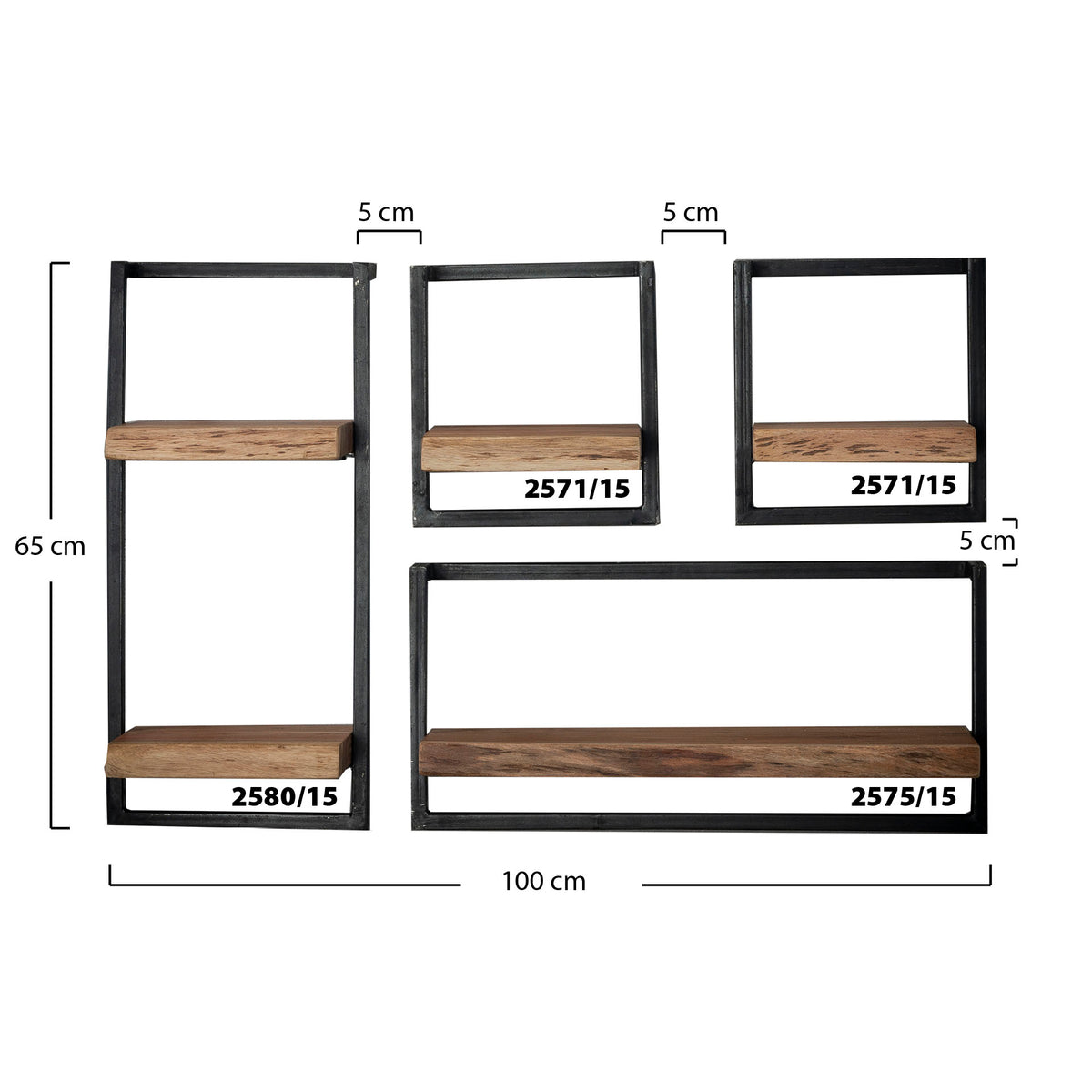 Wandregal Edge Frame 65 cm