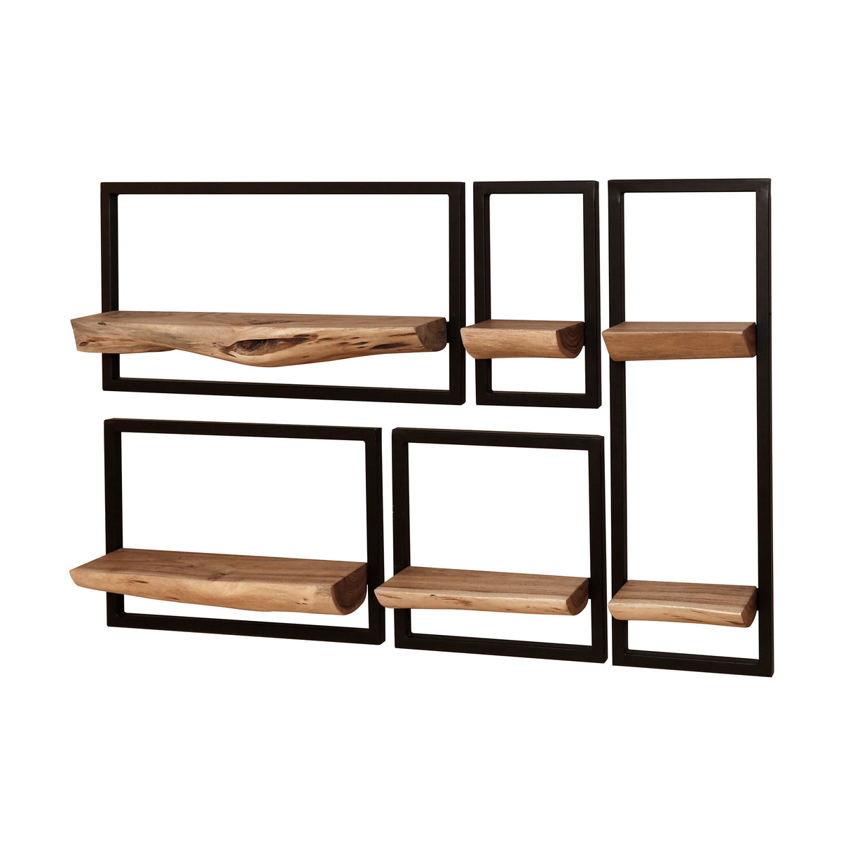 Wandregal Edge Frame Set aus 5