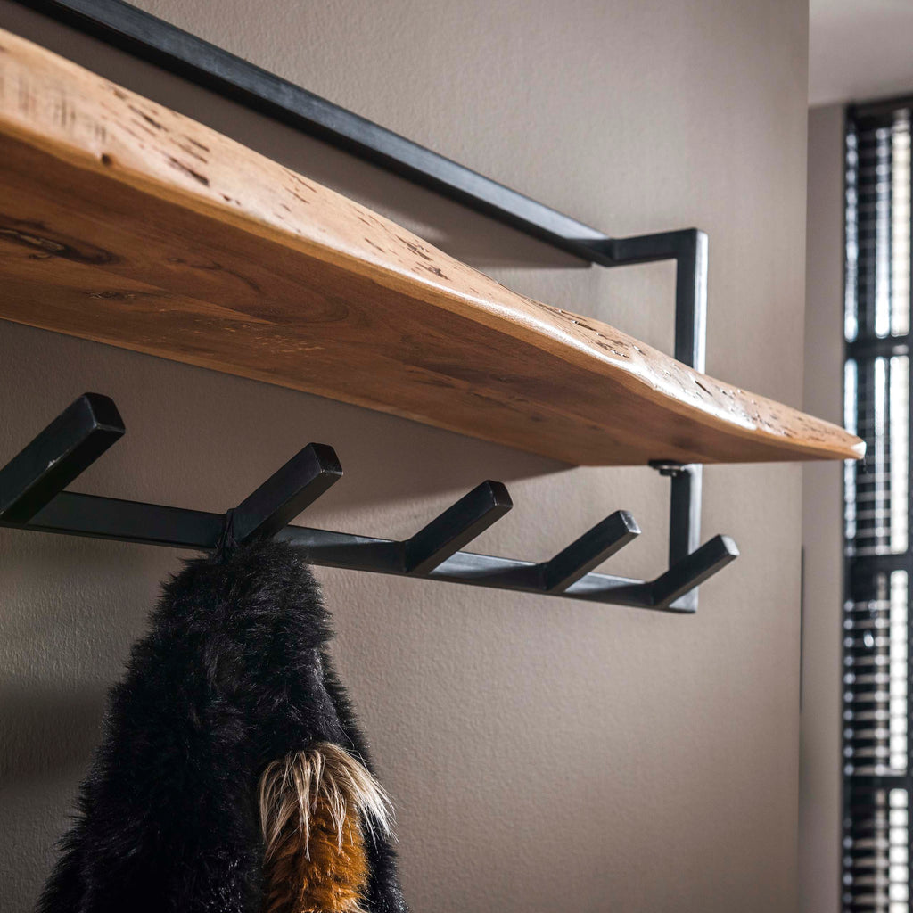 Garderobe Air Solid Hutablage  6 Haken