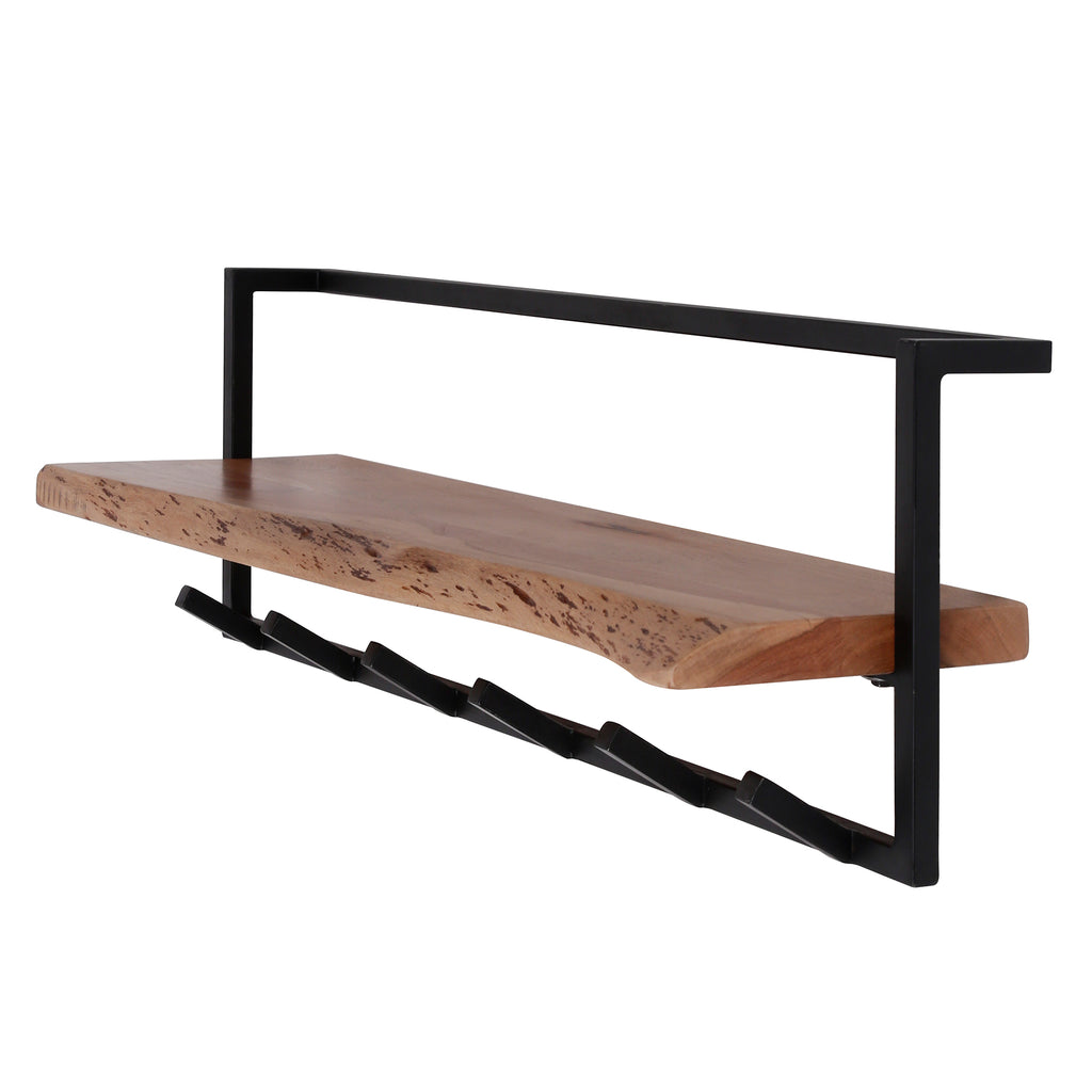 Garderobe Air Solid Hutablage  6 Haken