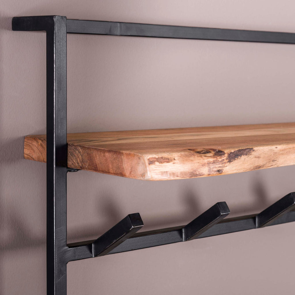 Garderobe Air Solid hoch Hutablage 2x6 Haken