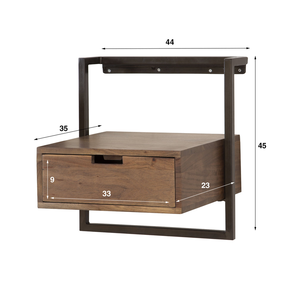 Nachttisch Air Solid 1 Schublade