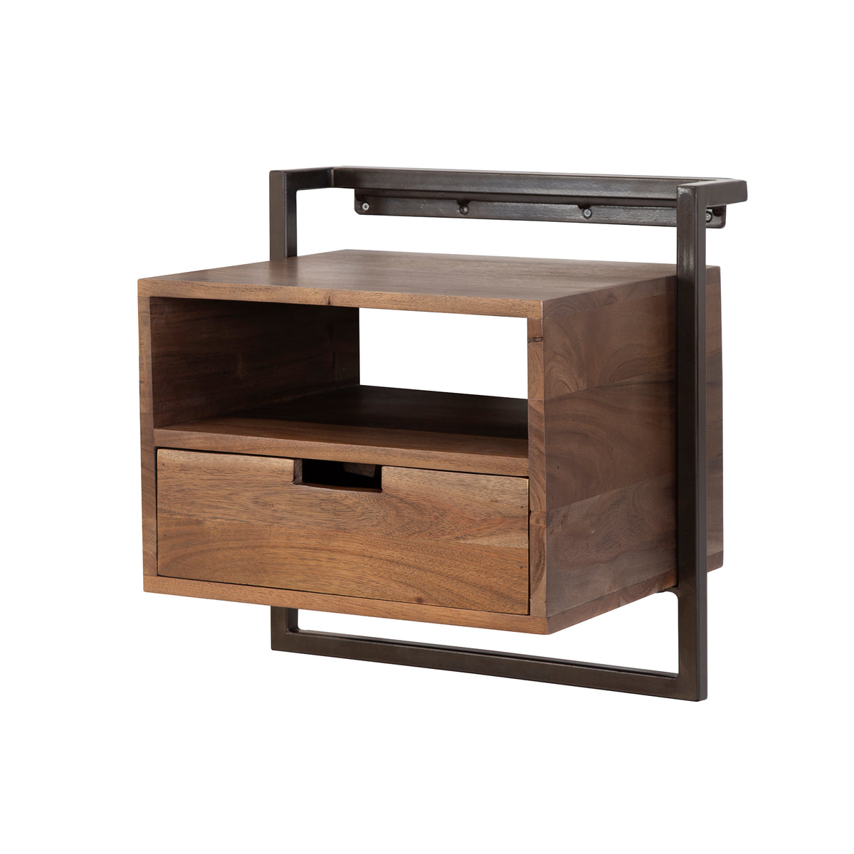 Nachttisch Air Solid offenes Fach 1 Schublade
