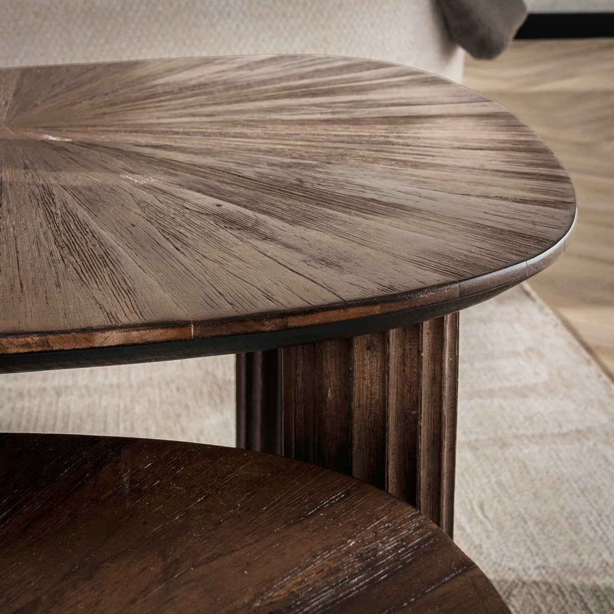 Couchtisch Maya Teak viereckig 2er-Set