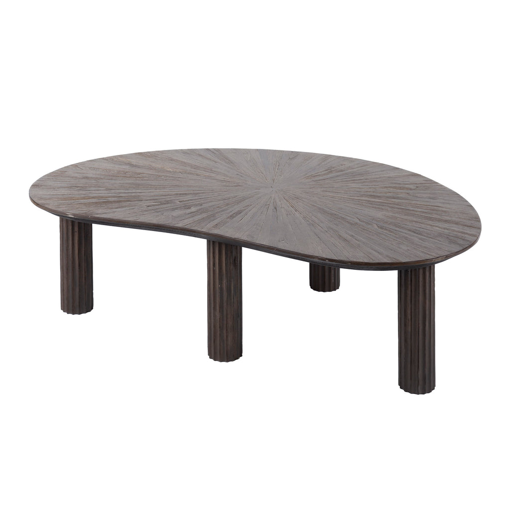 Couchtisch Maya Teak nierenförmig 110 cm