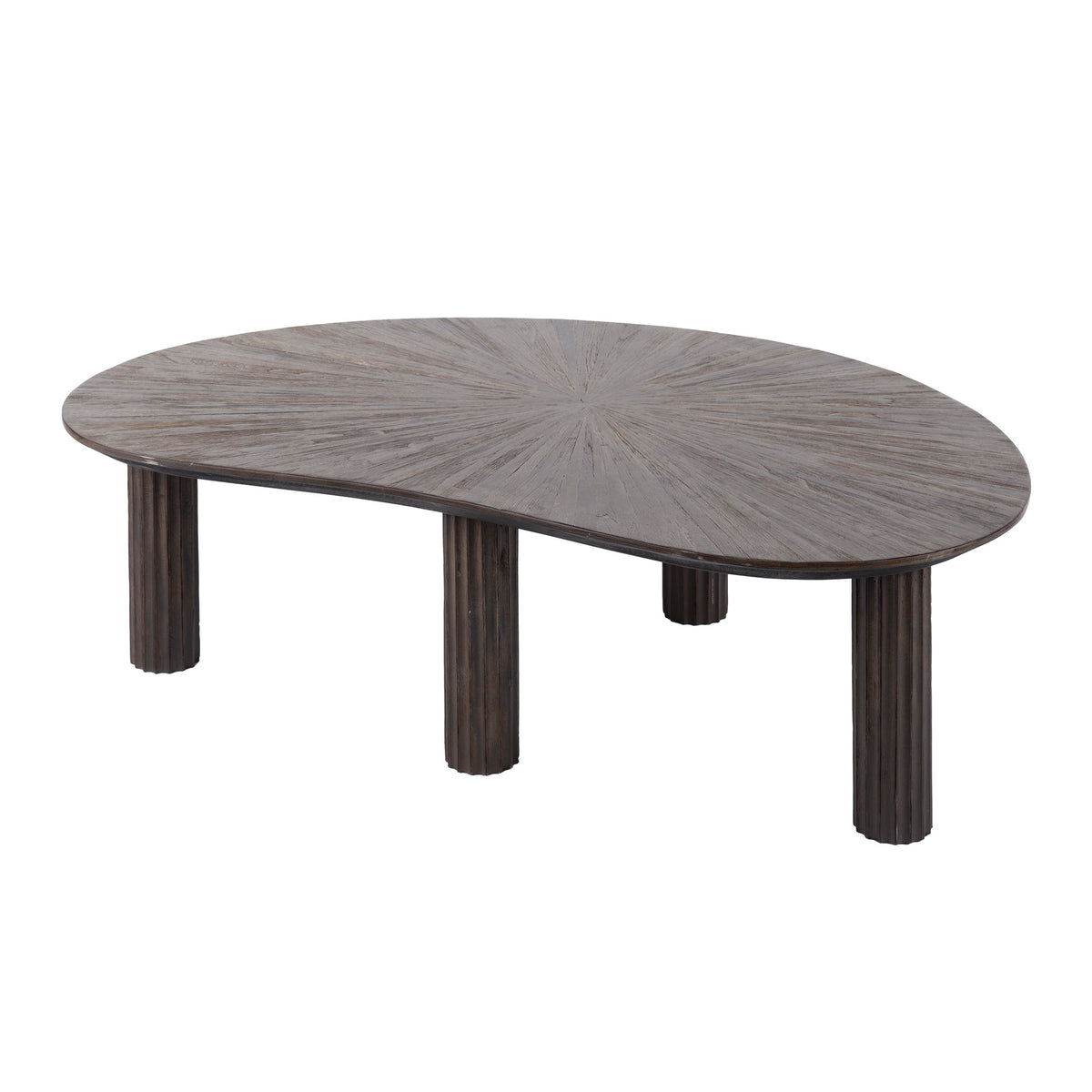 Couchtisch Maya Teak Nierenform 110 cm