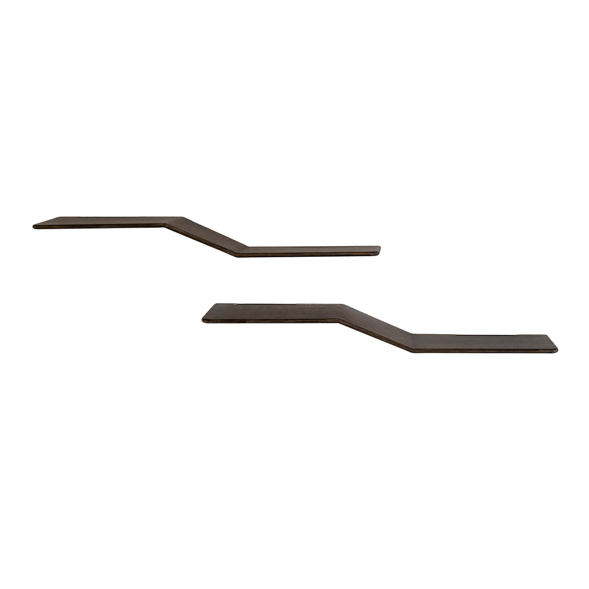 Wandregal Maya Teak S-Form 2er-Set