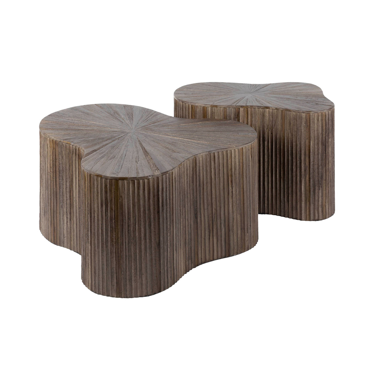 Couchtisch Maya Teak Shamrock 2er-Set