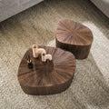 Couchtisch Maya Teak viereckig Set aus 2