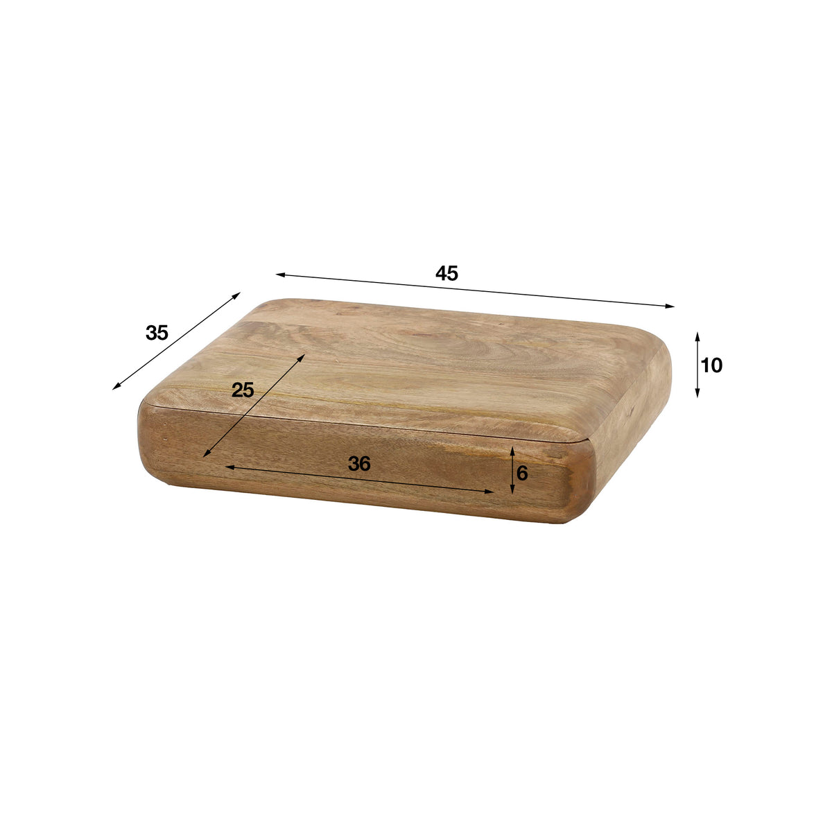 Nachttisch Sleek Schwebend 1 Schublade