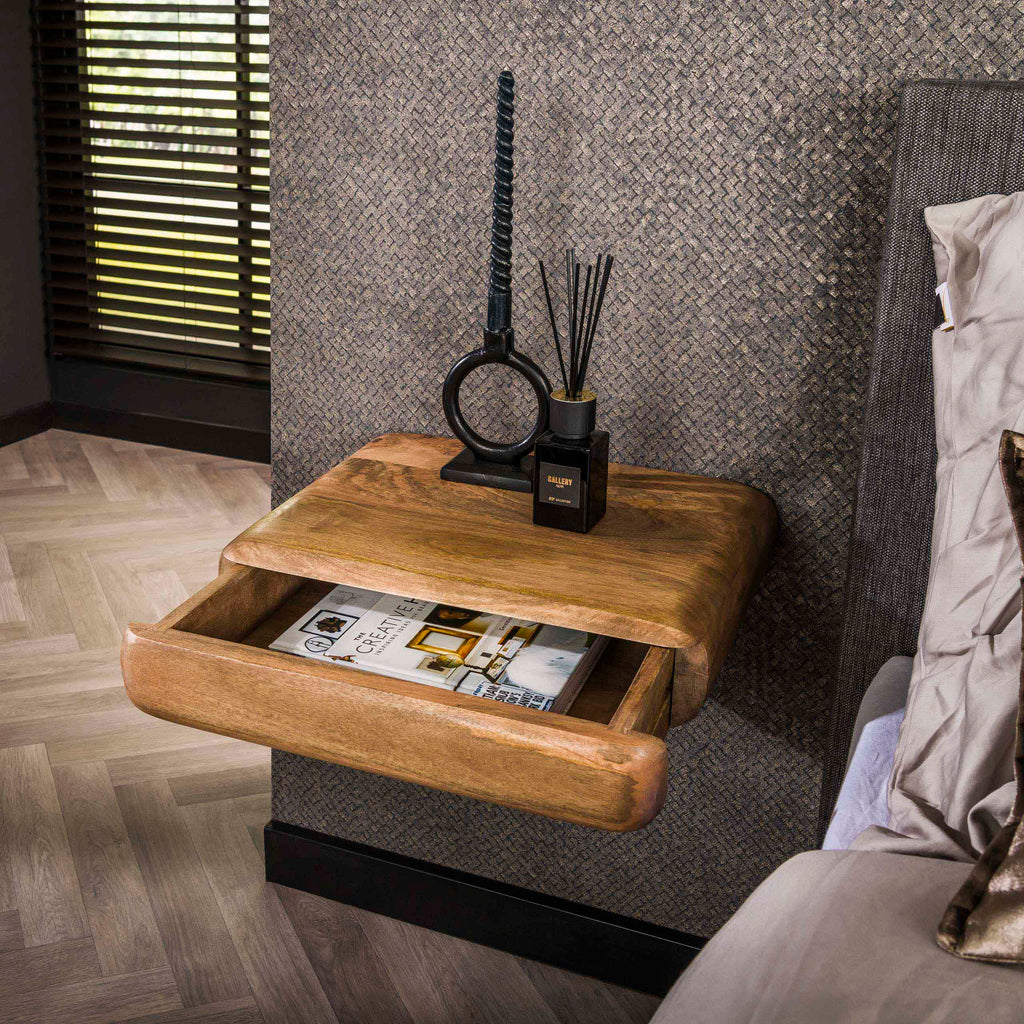 Nachttisch Sleek Schwebend 1 Schublade
