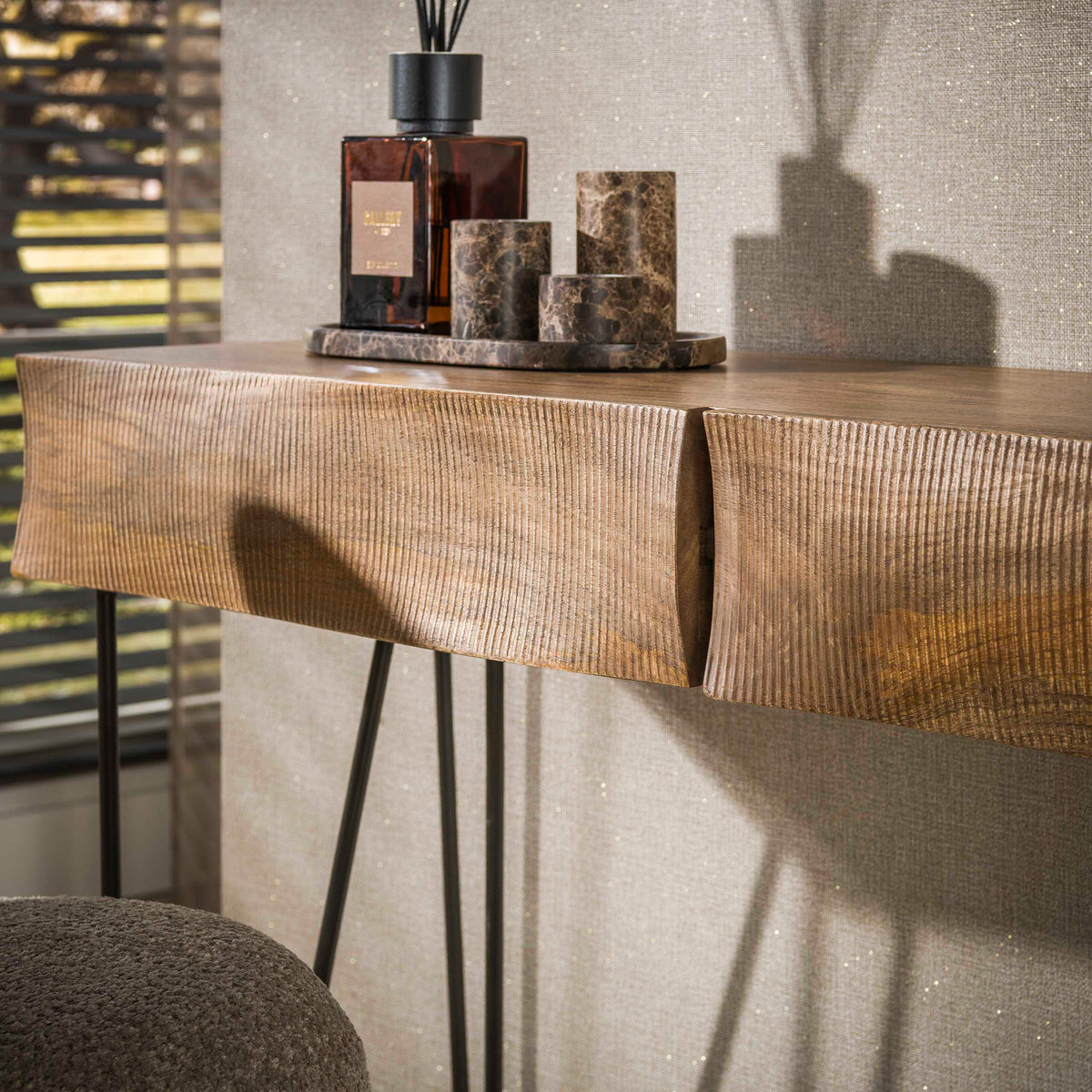 Konsolen-/Schminktisch Ocean, 2 Schubladen