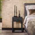 Nachttisch Black Square 1 Schublade