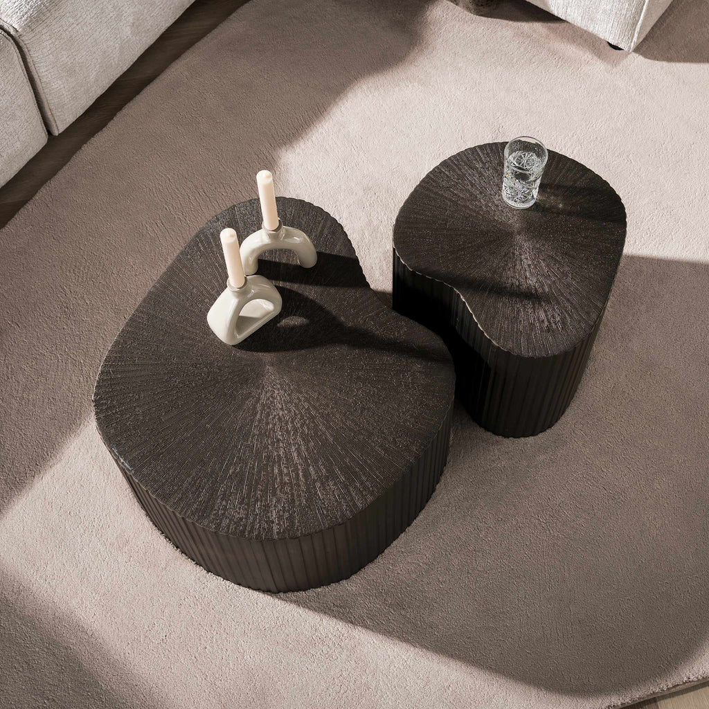 Couchtisch Maya Ray Nierenform 2er-Set