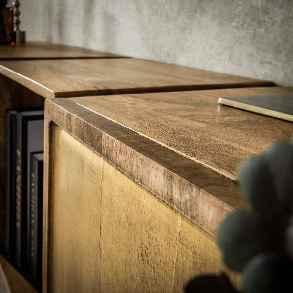 Sideboard Messing 2 Türen