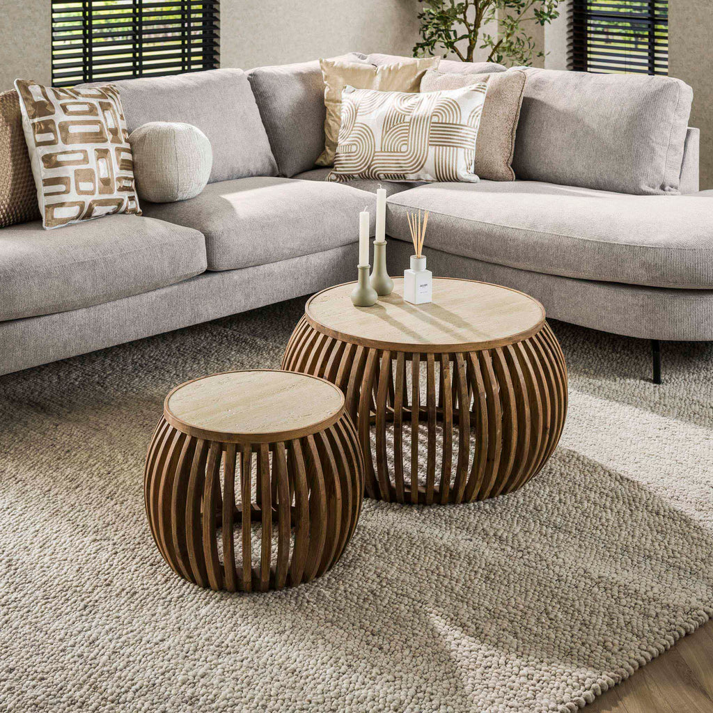 Couchtisch Nuovo Curve Set aus 2
