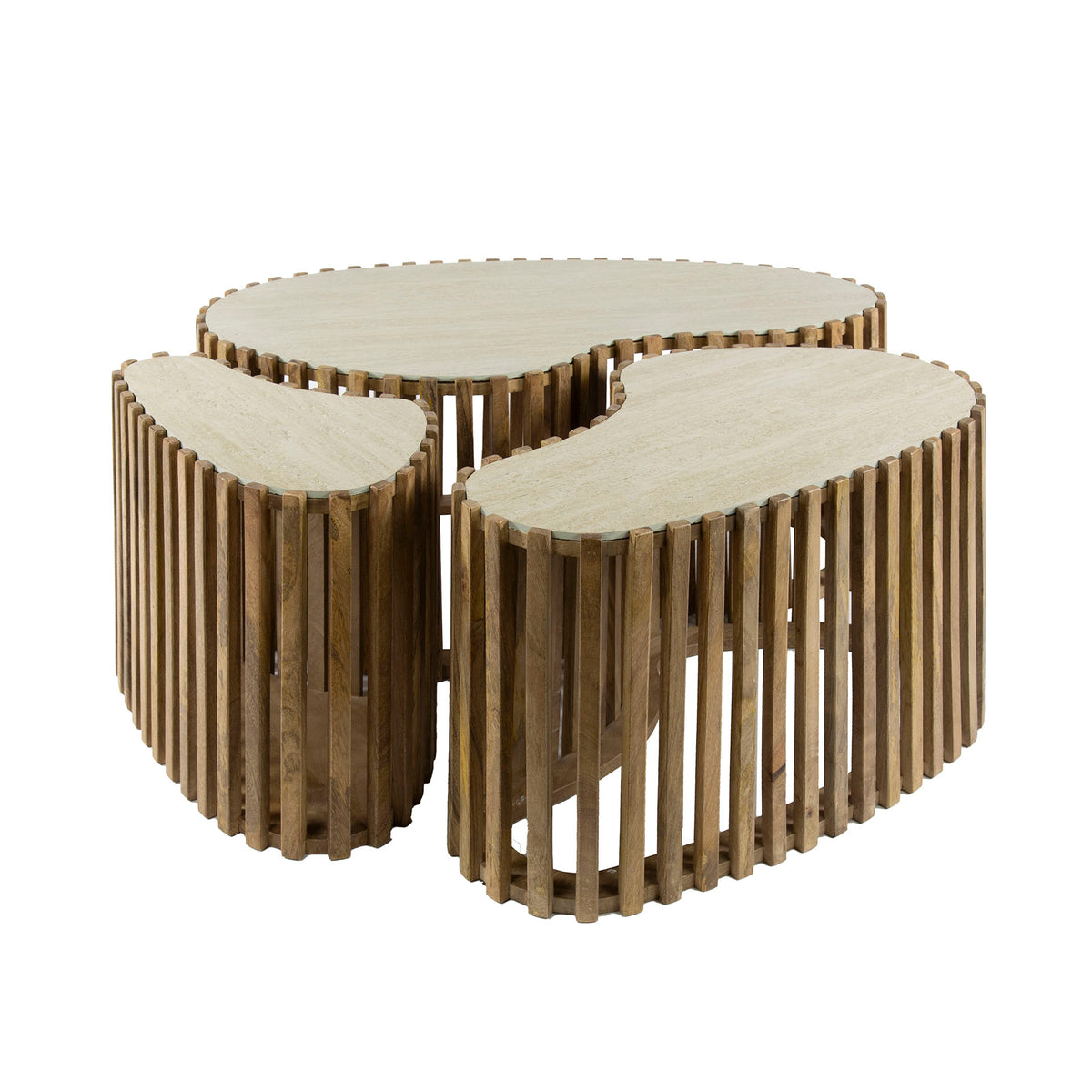 Couchtisch Nuovo Nierenförmig 3er-Set