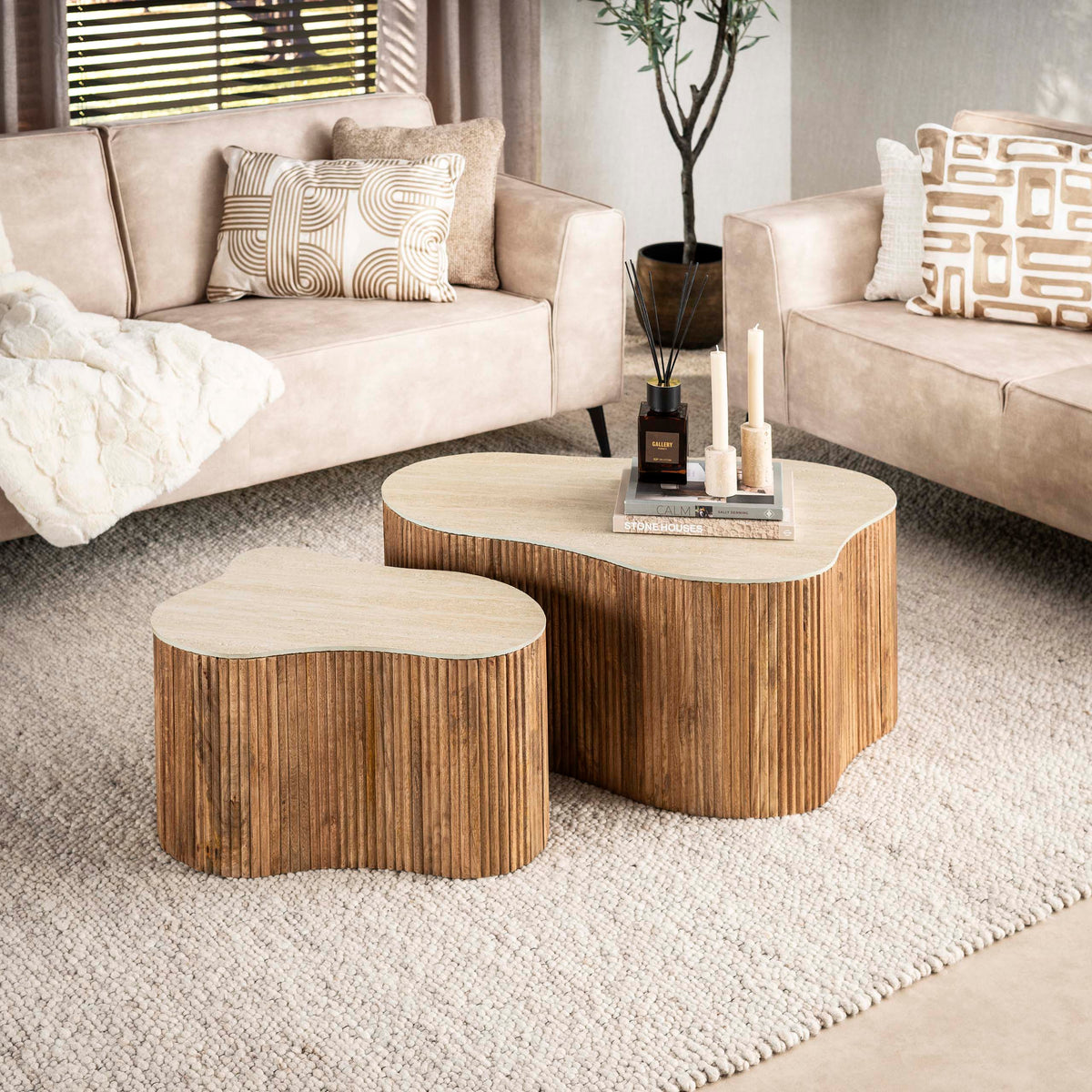 Couchtisch Nuovo Shamrock, 2er-Set