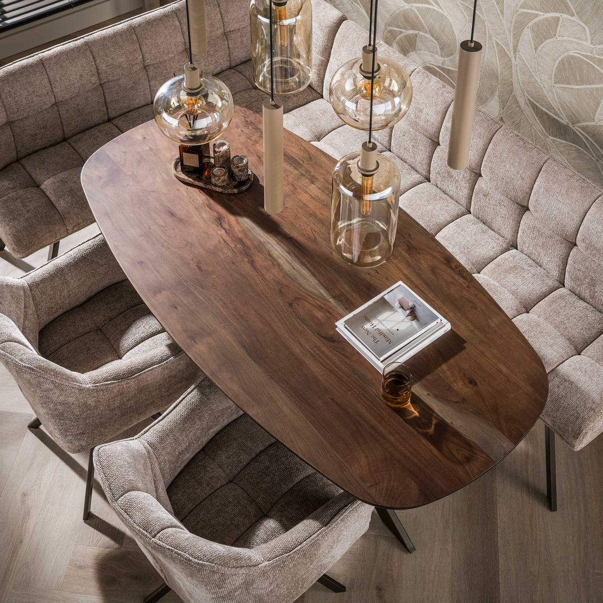 Esstisch Arhus Massiv dänisch oval 150cm